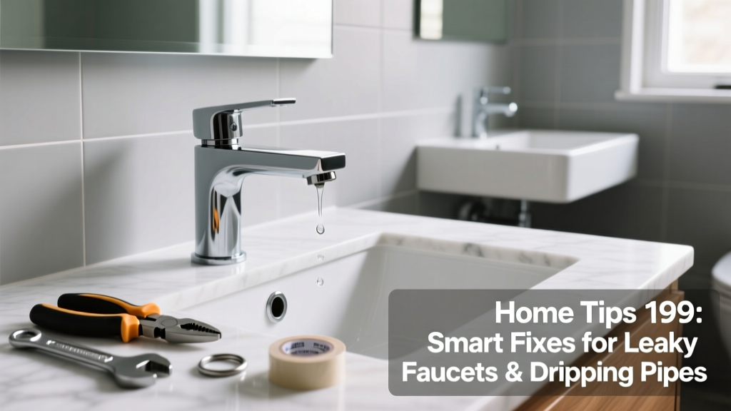 Home Tips 199: Smart Fixes for Leaky Faucets & Dripping Pipes