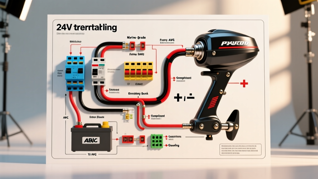 Safe Wiring Diagram for 24V Trolling Motor: ABYC Compliance