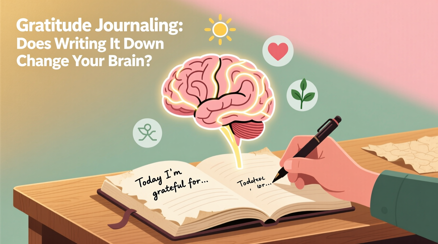gratitude journaling does writing it down actually change your brain