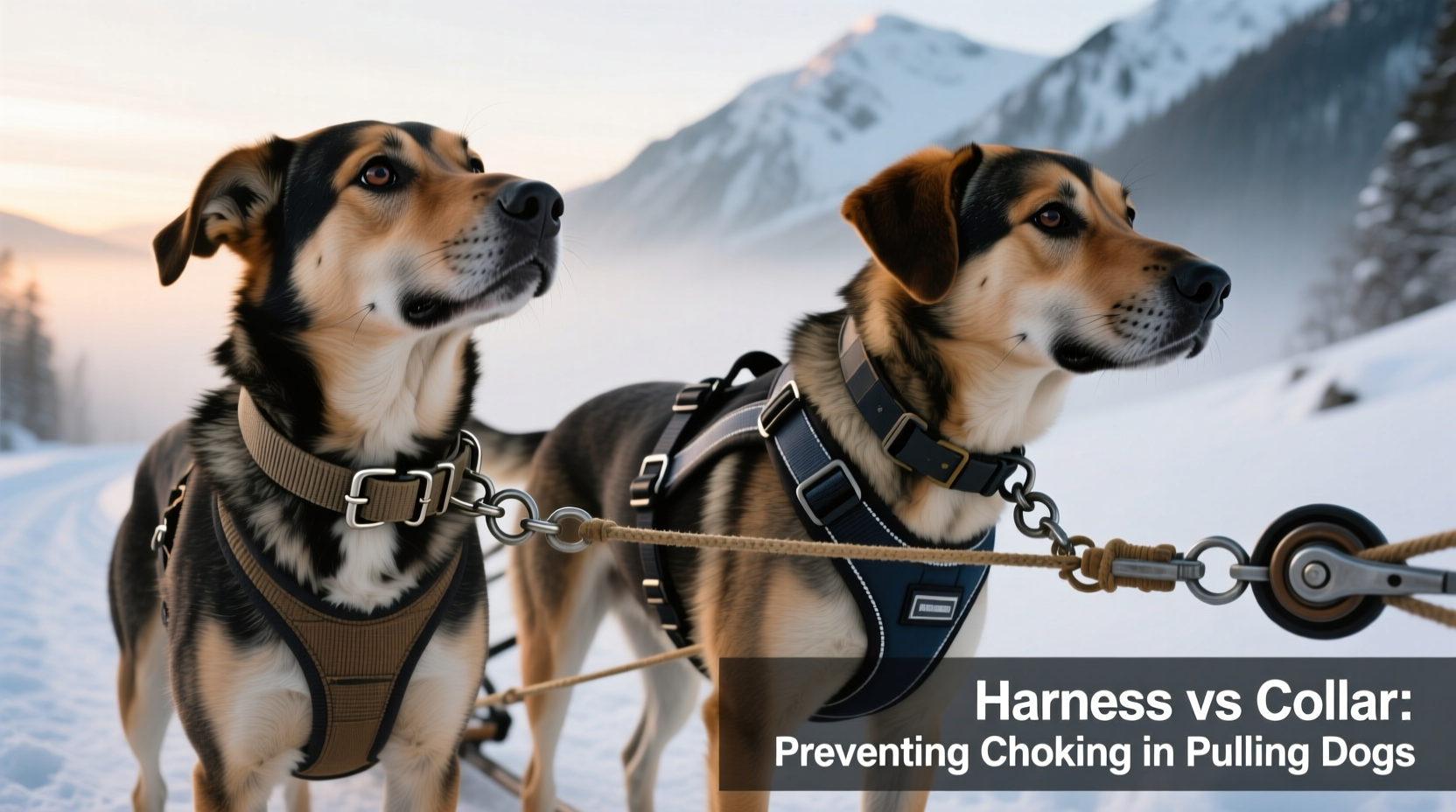 harness vs collar for pulling dogs which one stops the choking effect