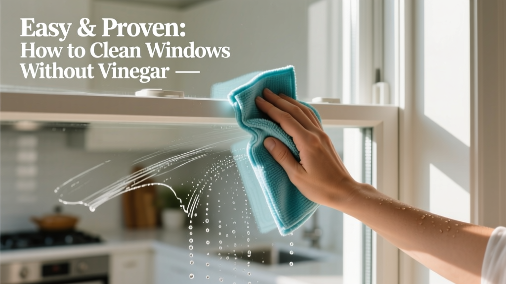 Easy & Proven: How to Clean Windows Without Vinegar
