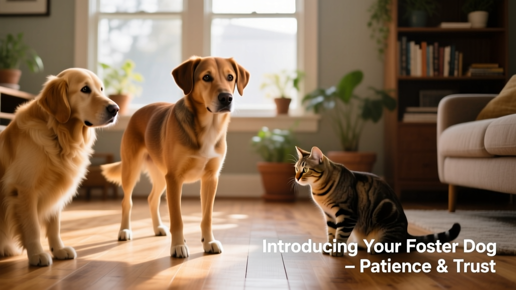 How to Introduce Your Foster Dog to Your Current Pets