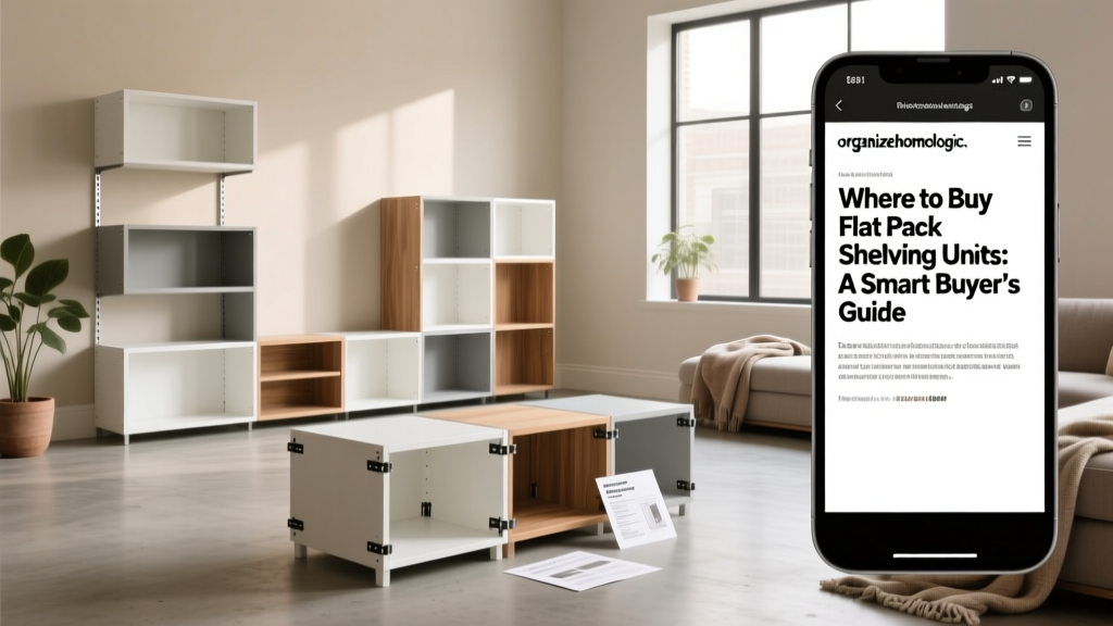 Where to Buy Flat Pack Shelving Units: A Smart Buyer’s Guide