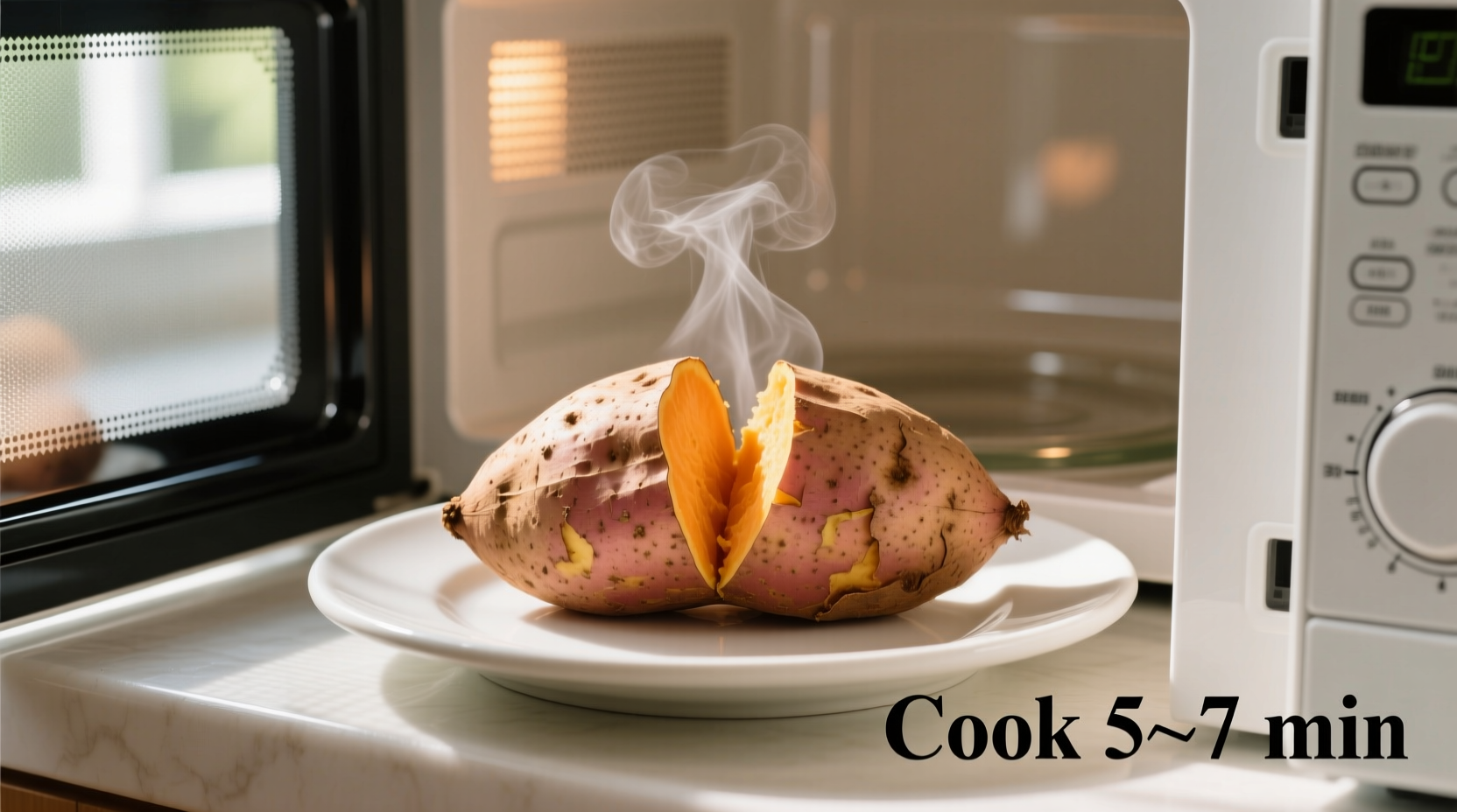 Microwave Sweet Potato: Perfect in 5-8 Minutes (Step-by-Step)