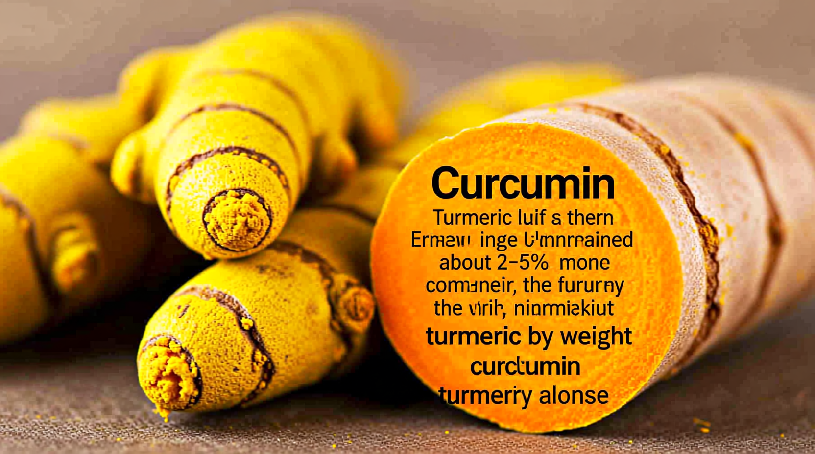 Kurkuma-Wurzel im Vergleich zu gemahlenem Kurkuma-Pulver