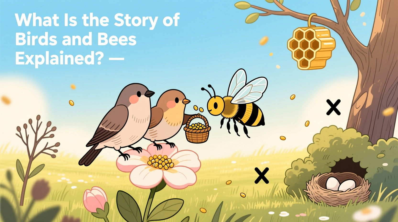 what is the story of birds and bees