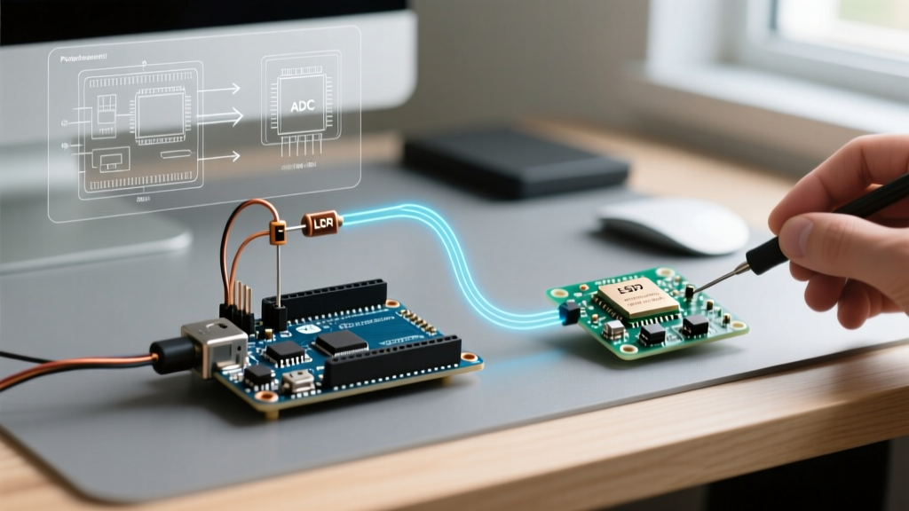 Building an LDR Resistor Arduino Driver for Stable Lux Data