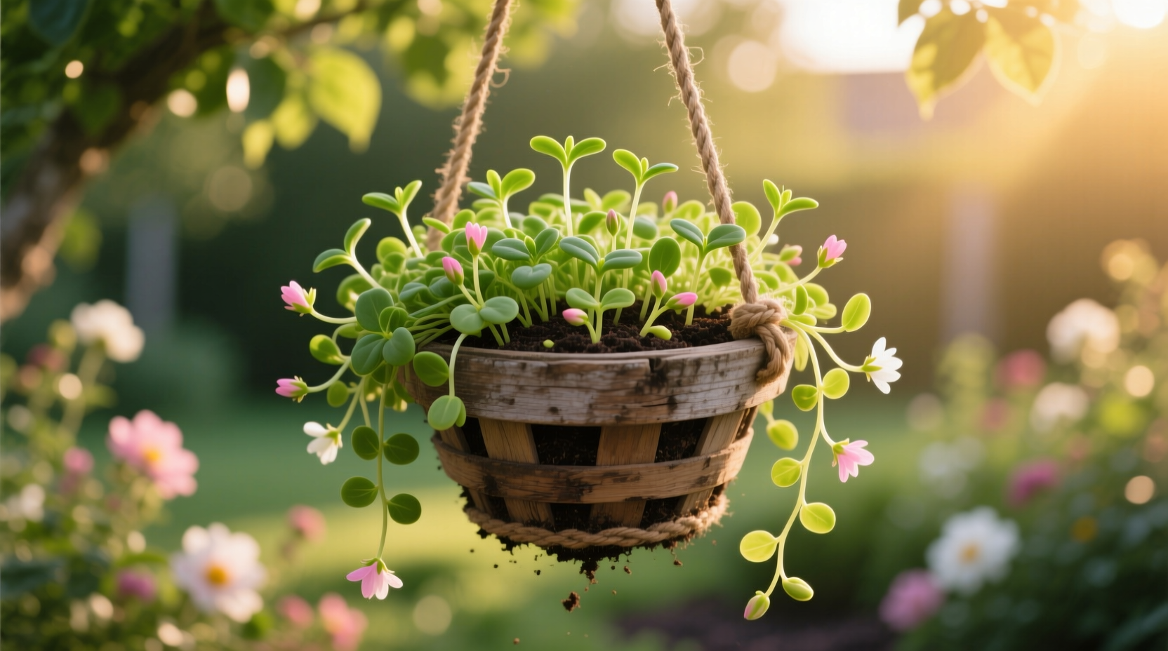 hanging basket from seed