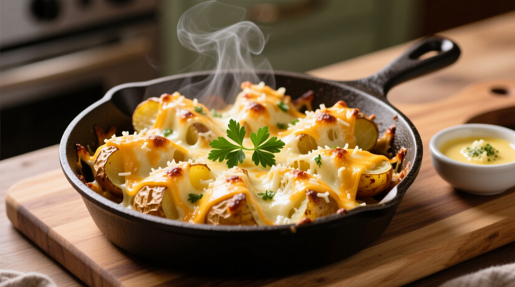 Perfect Scallops Potato Gratin Recipe with Cheese