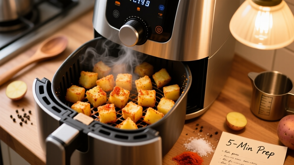 Crispy Seasoned Tater Tots in Air Fryer (5-Min Prep!)