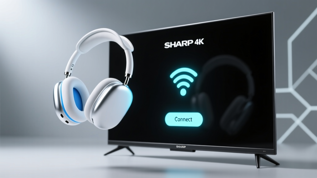 Sharp TV Wireless Headphones Setup (2026)