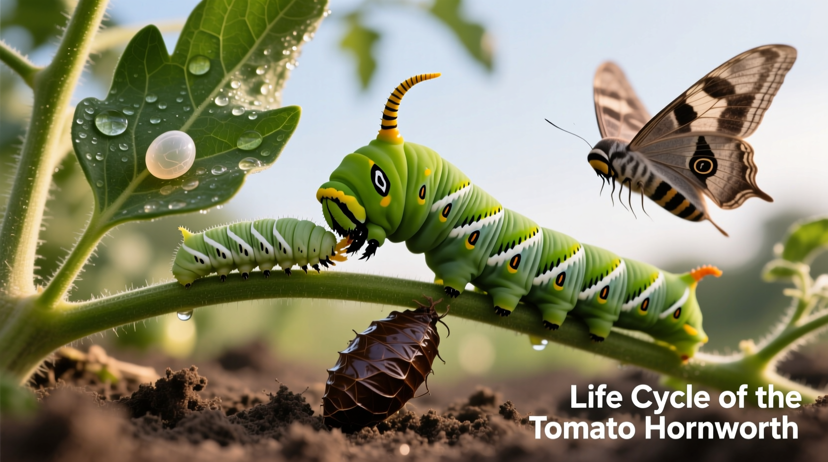 Tomato Hornworm Life Cycle: Complete Stage-by-Stage Guide