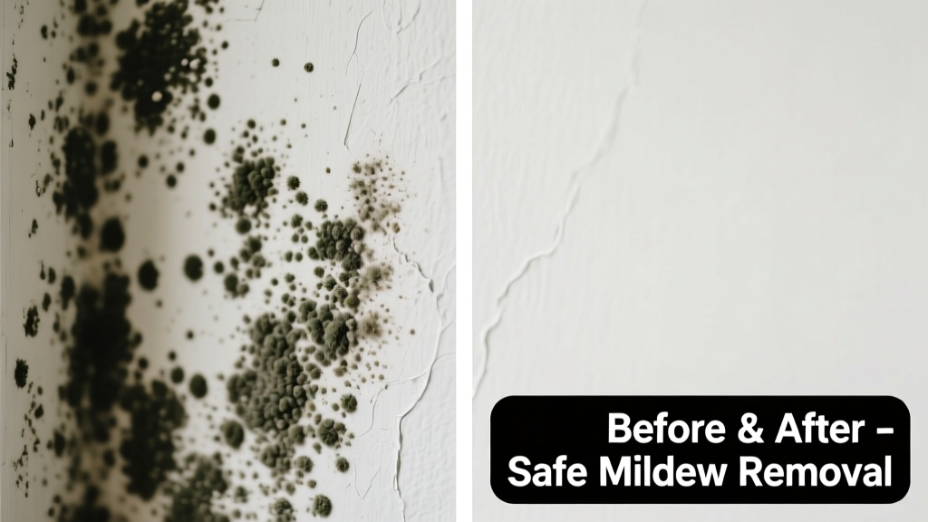 How to Remove Mildew from Painted Walls Safely