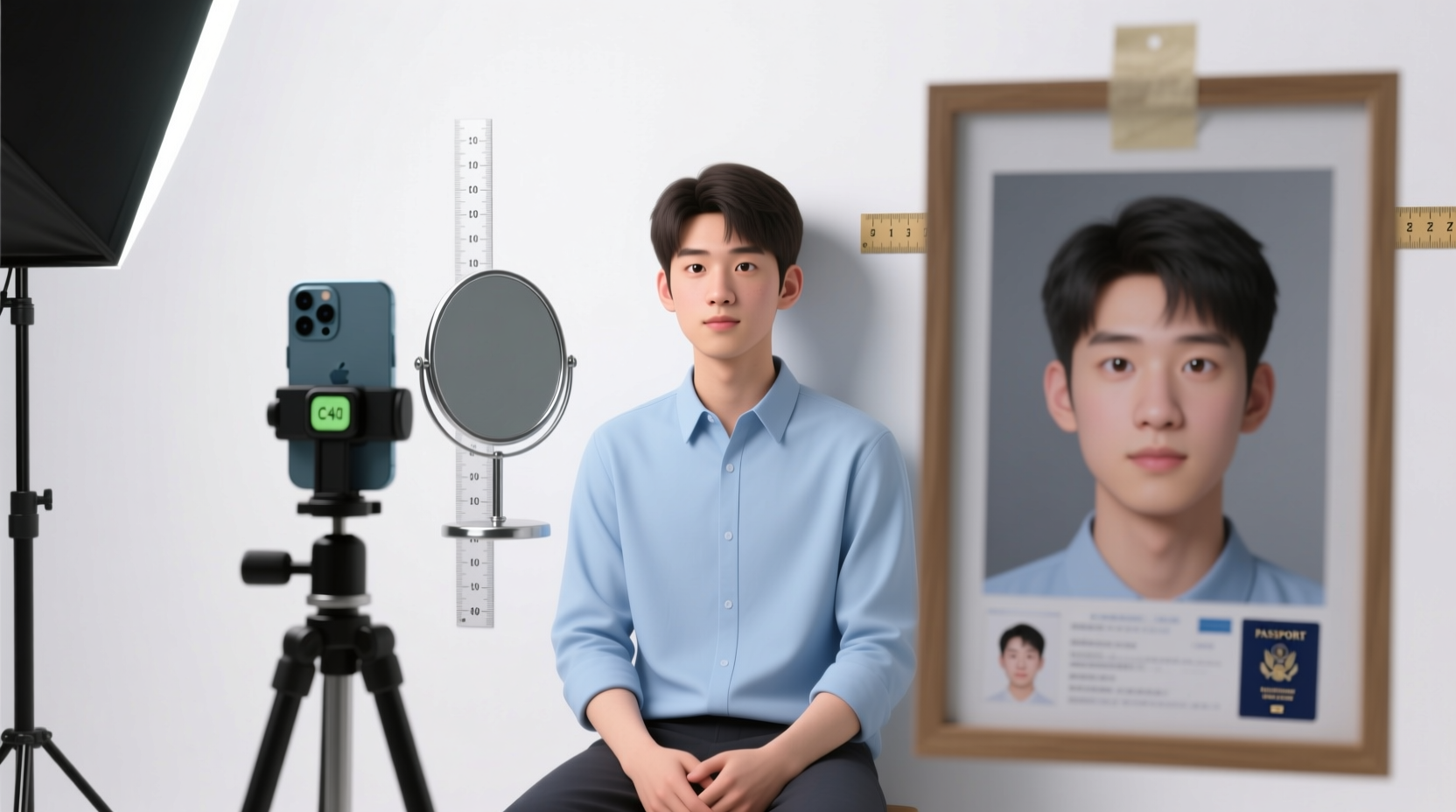 diy passport photos