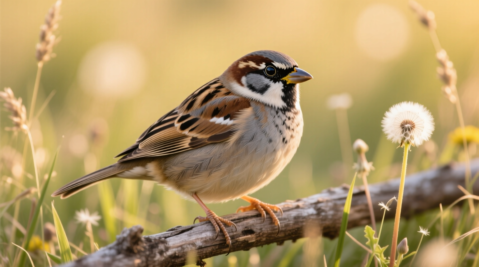 what does a sparrow bird look like