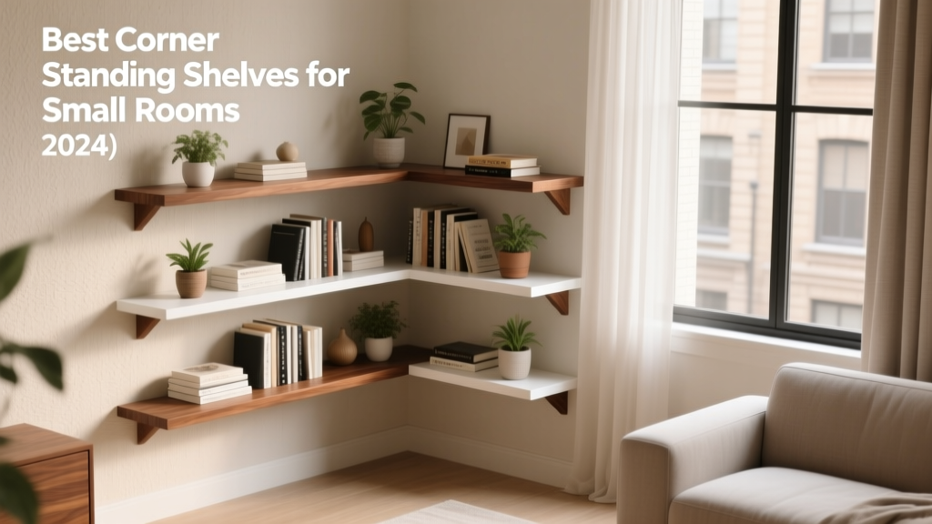 Best Corner Standing Shelves for Small Rooms 2024