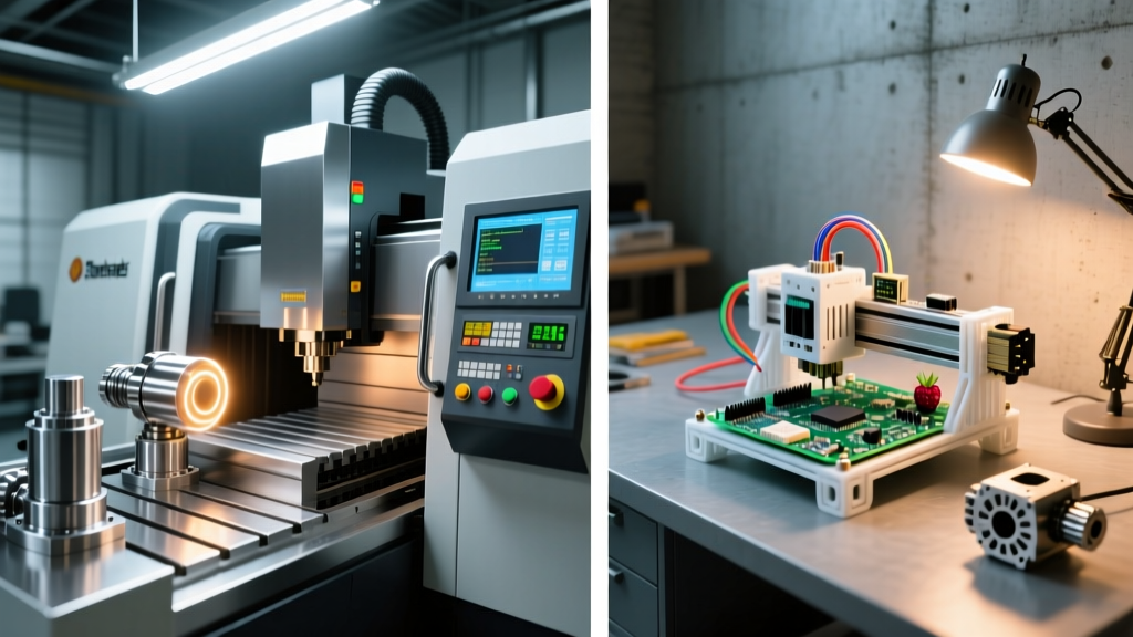 Industrial CNC vs Raspberry Pi CNC Machine: Technical Architecture