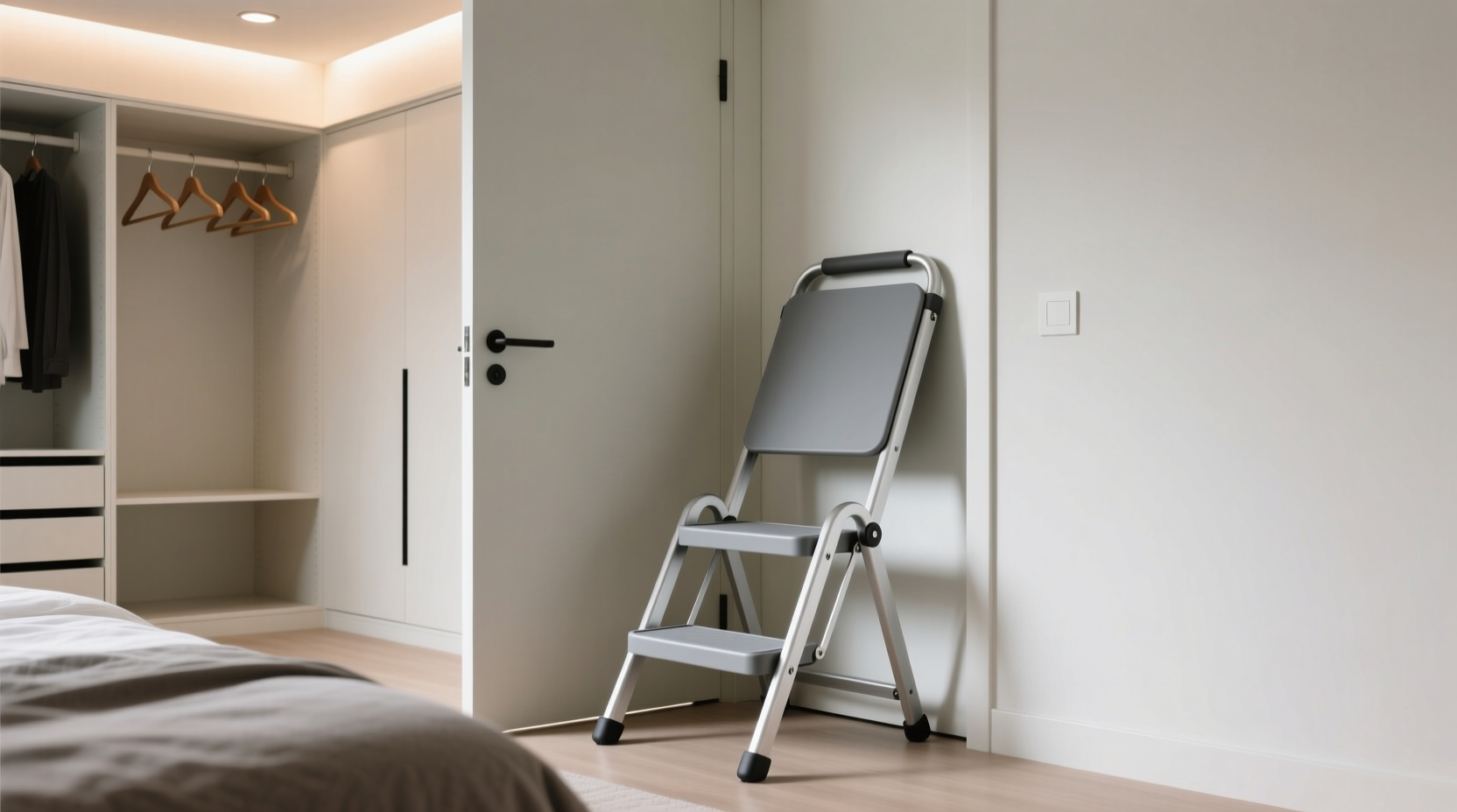 closet organization tips step stool vs ladder