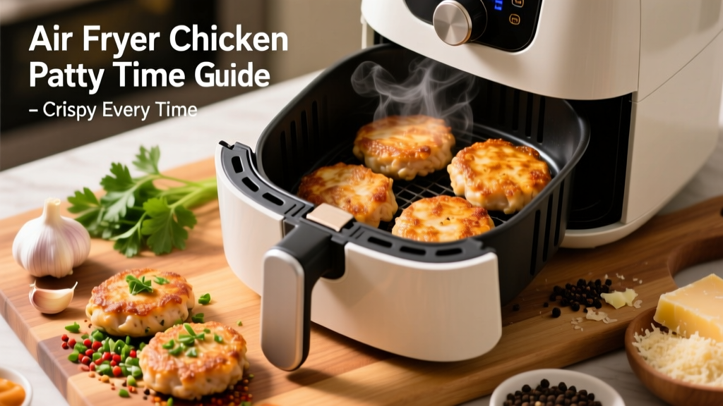 Air Fryer Chicken Patty Time Guide (Crispy Every Time!)