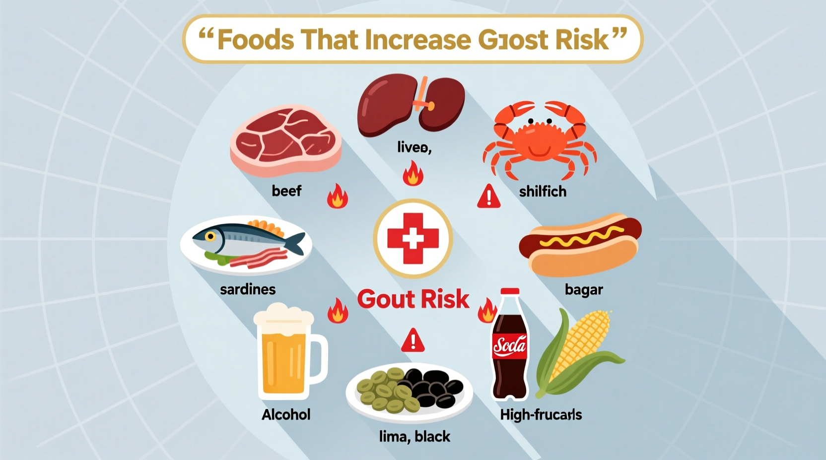 Top 10 Foods That Trigger Gout Attacks (Science-Backed List)
