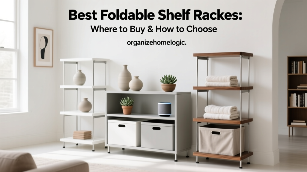Best Foldable Shelf Racks: Where to Buy & How to Choose