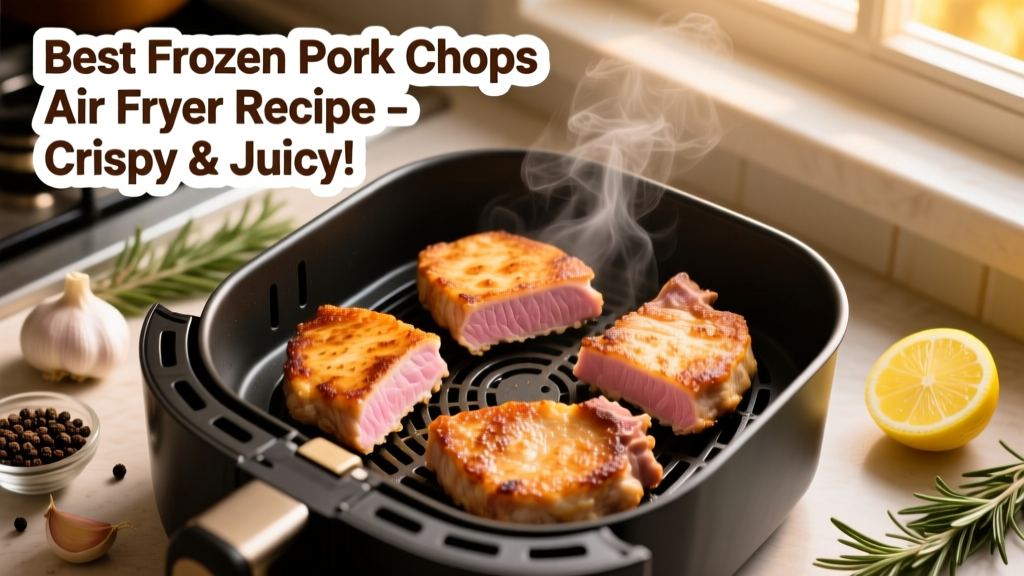 Best Frozen Pork Chops Air Fryer Recipe (Crispy & Juicy!)