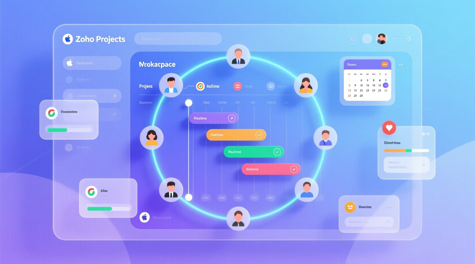 zoho projects keeps teams focused and in touch