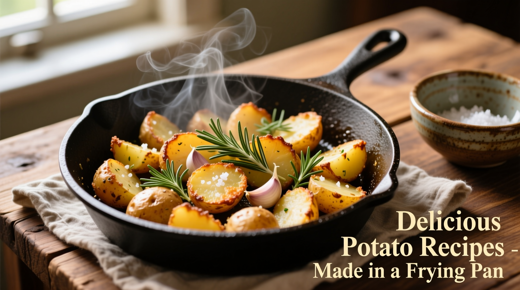 delicious potato recipes made in a frying pan