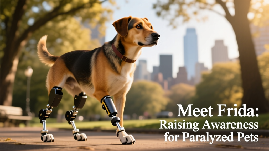 Meet Frida, the Disabled Dog Raising Awareness for Paralyzed Pets