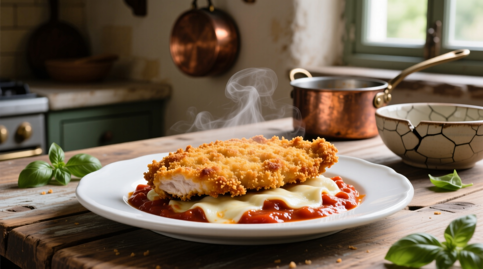 dump and bake crispy chicken parmesan