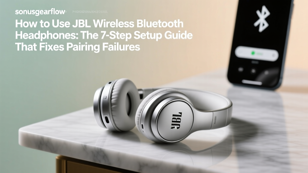 JBL Wireless Bluetooth Headphones Setup Guide (2026)