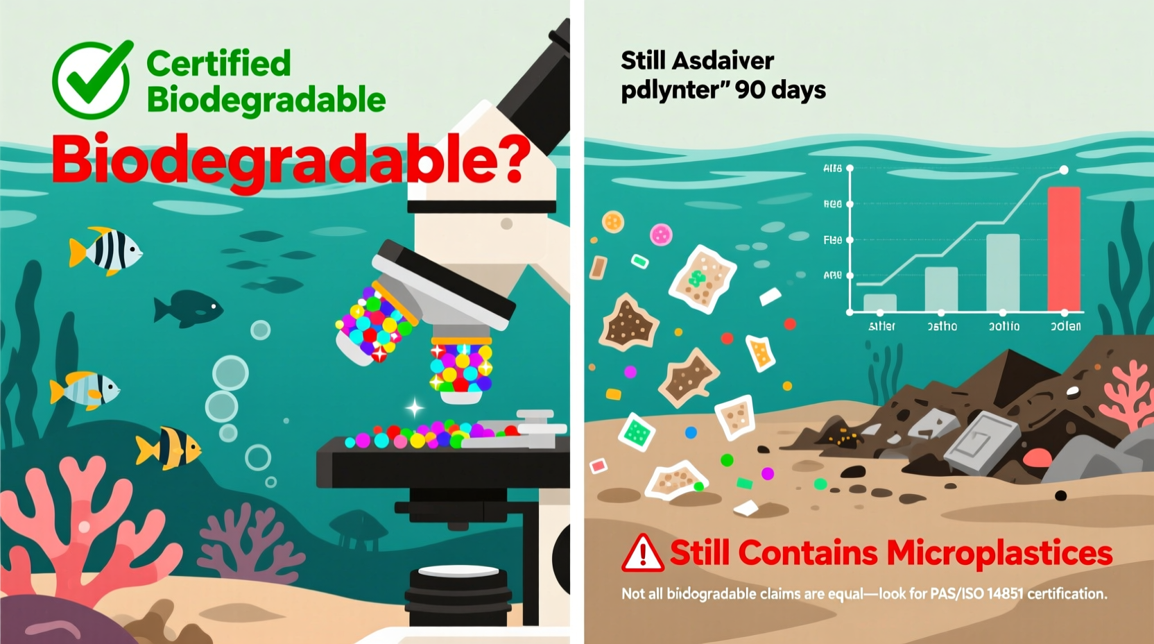 is biodegradable glitter actually safe for the environment truth behind labels