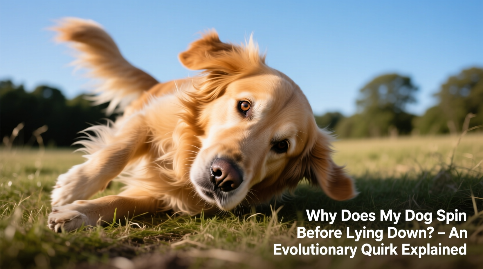 why does my dog spin before lying down the evolutionary quirk explained