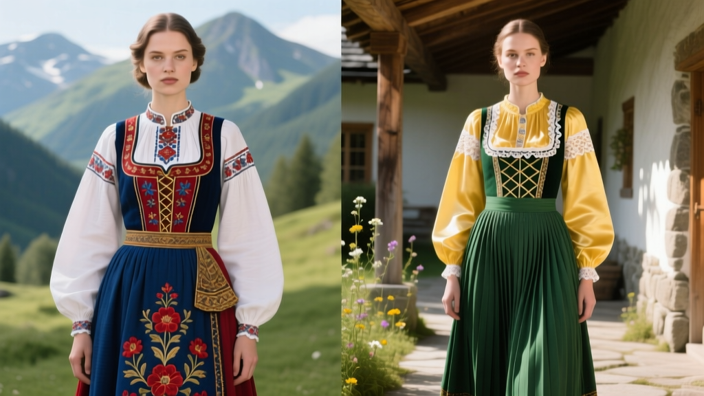 Hardanger Bunad vs Miesbacher Dirndl: 2026 Folk Dress Guide