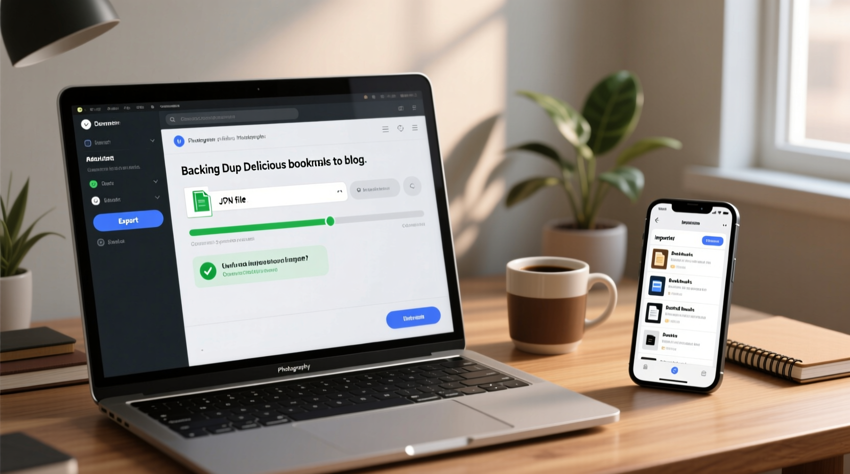 how to back up del icio us bookmarks on your blog