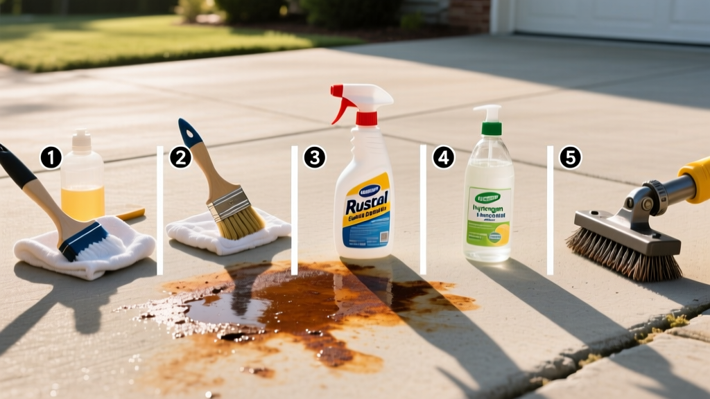 How to Get Rust Out of Driveway: 5 Proven Methods