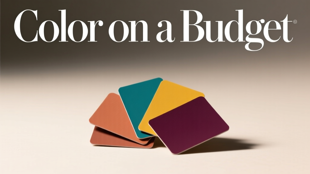 Color on a Budget: Smart, Sustainable, and Scientifically Sound Strategies for High-Impact Design Without the Premium Price Tag