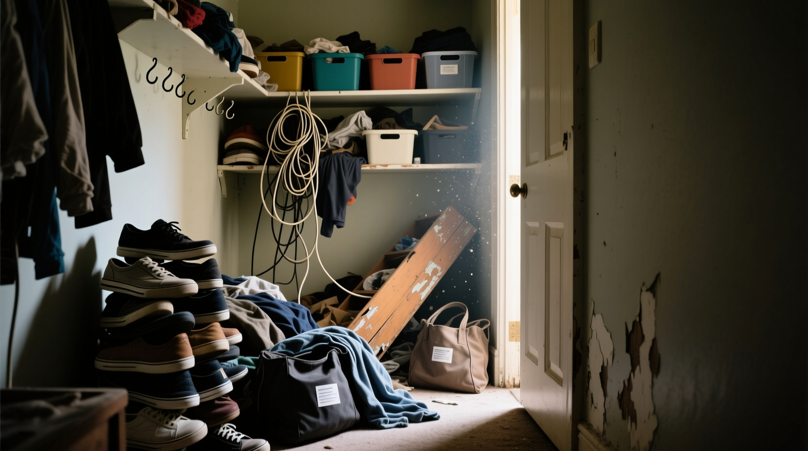 small closet organizing mistakes