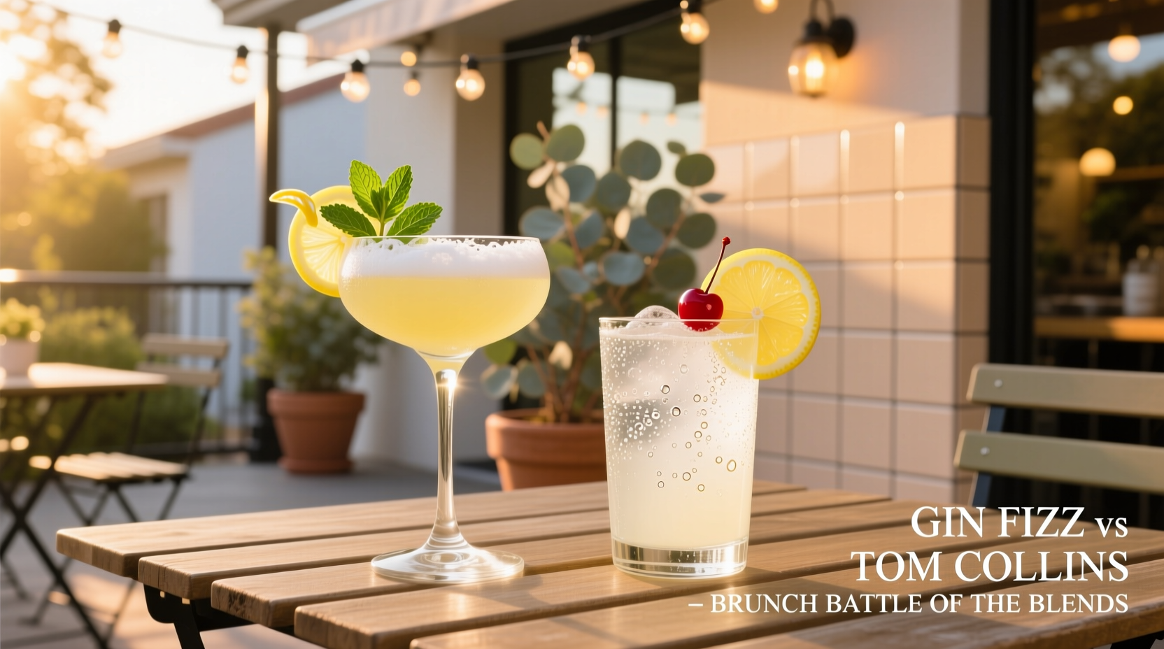 gin fizz vs tom collins which citrus drink wins for brunch appeal