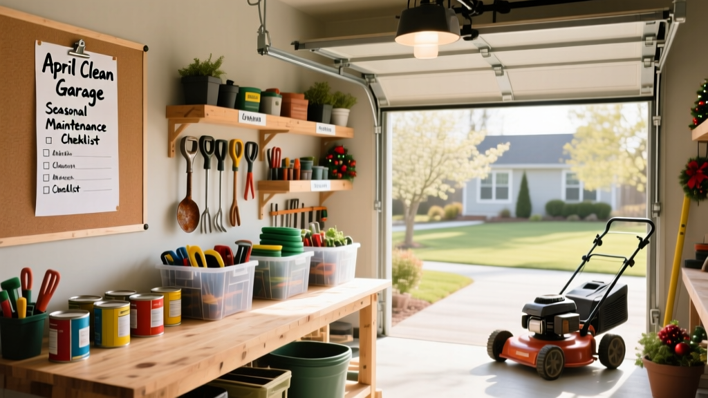 April Clean Garage: Seasonal Maintenance Checklist