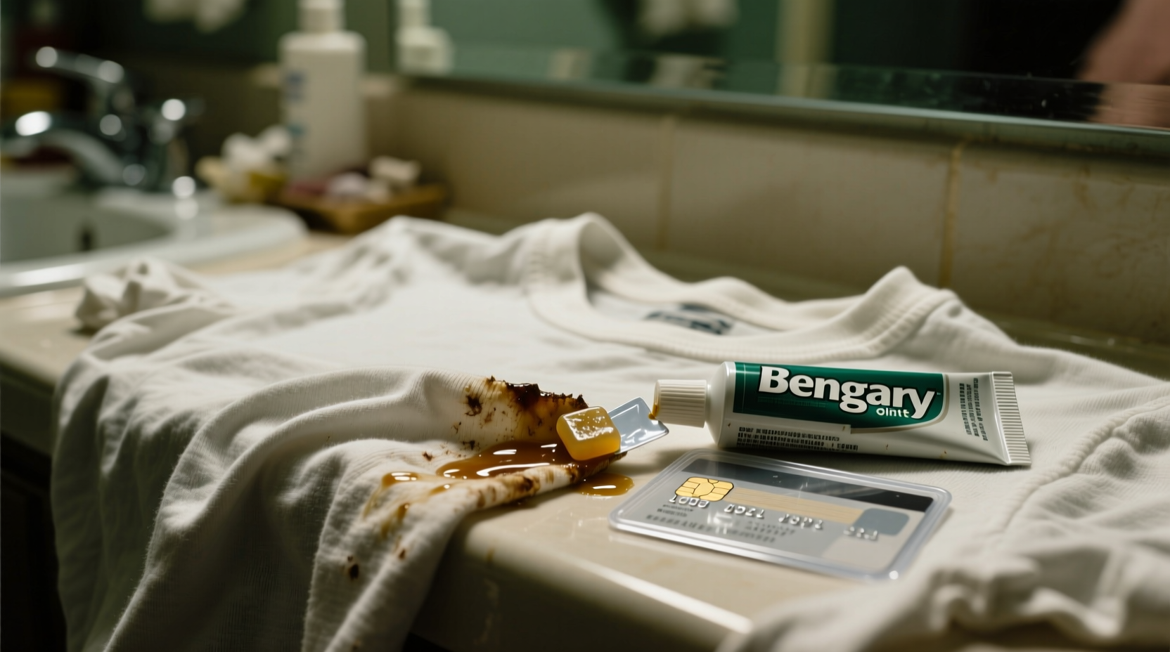 remove gum from clothing with some bengay and a plastic