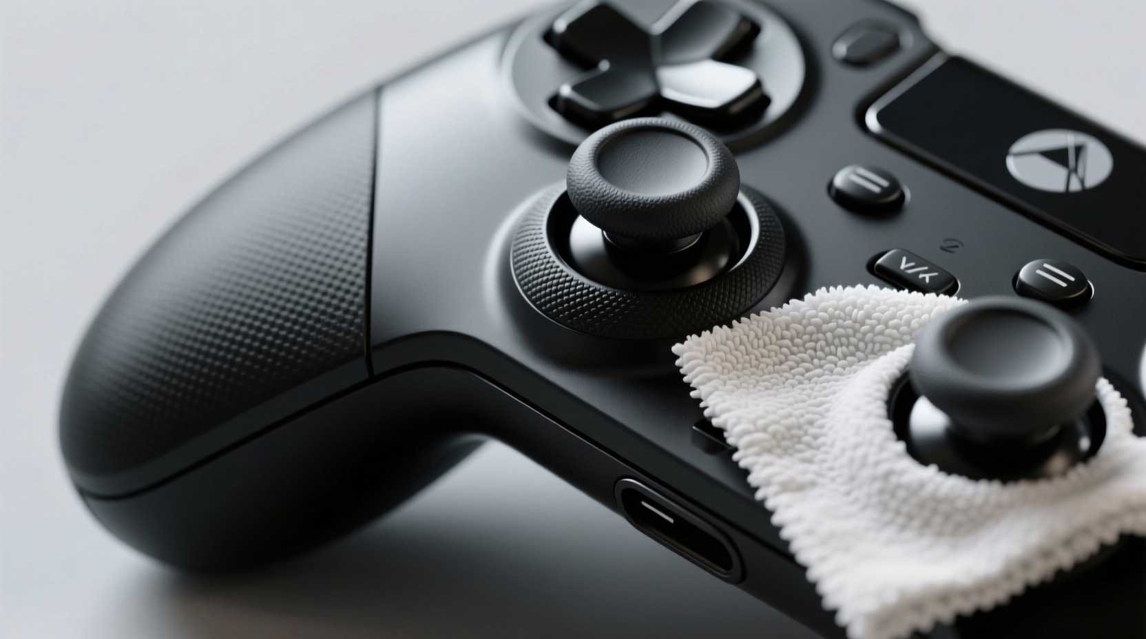 how to clean gaming controller grips without residue