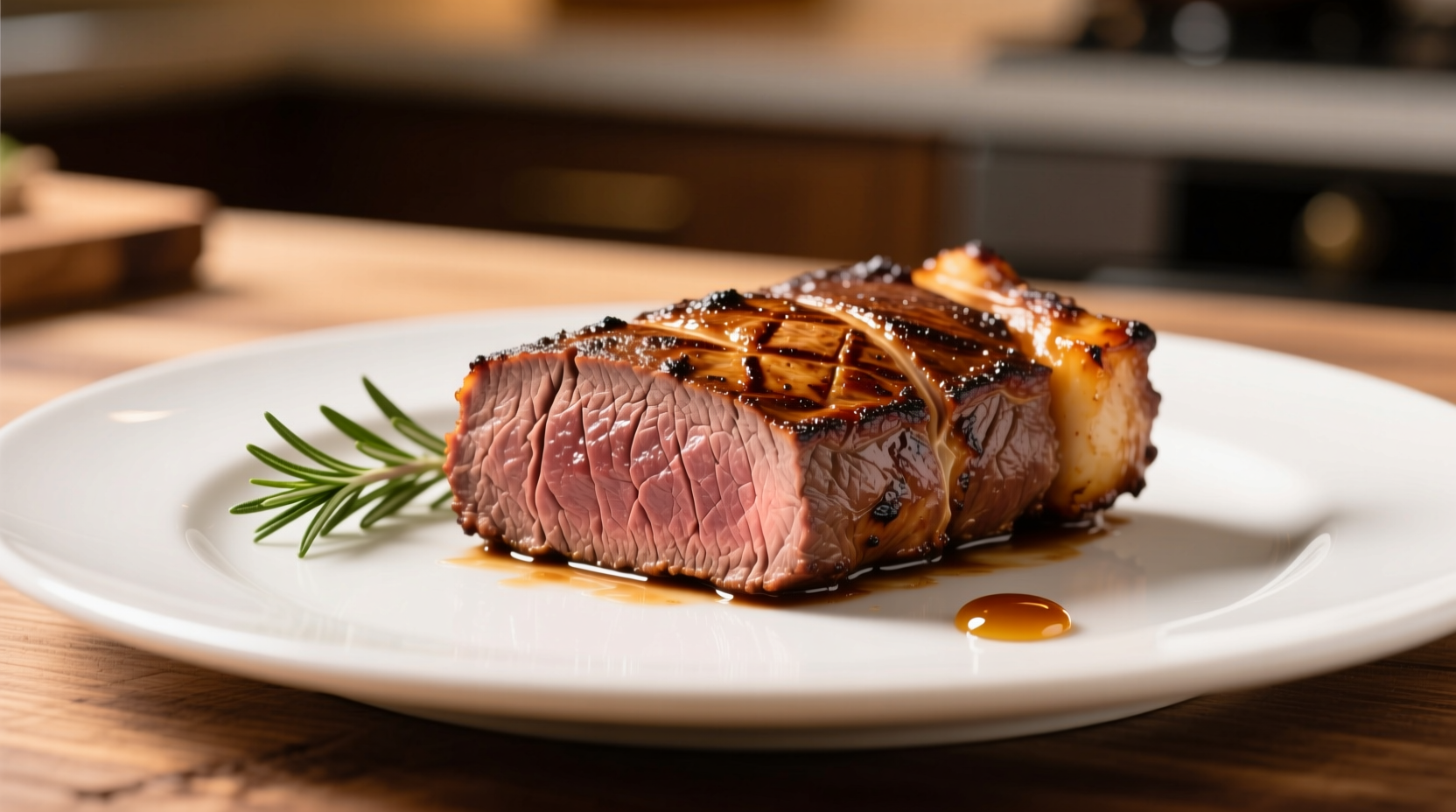 Perfectly roasted beef tenderloin with golden crust