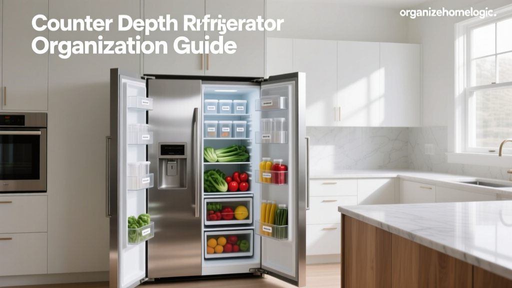 Counter Depth Refrigerator Organization Guide