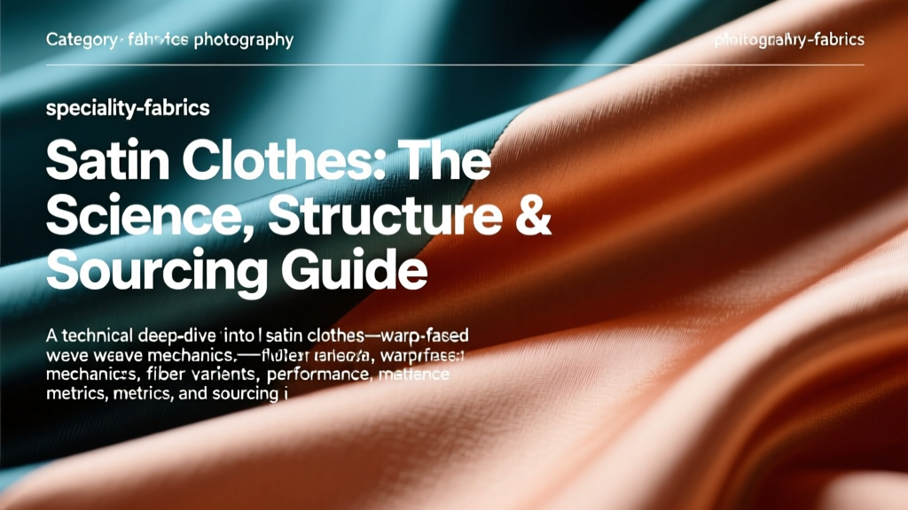 Satin Clothes: The Science, Structure & Sourcing Guide