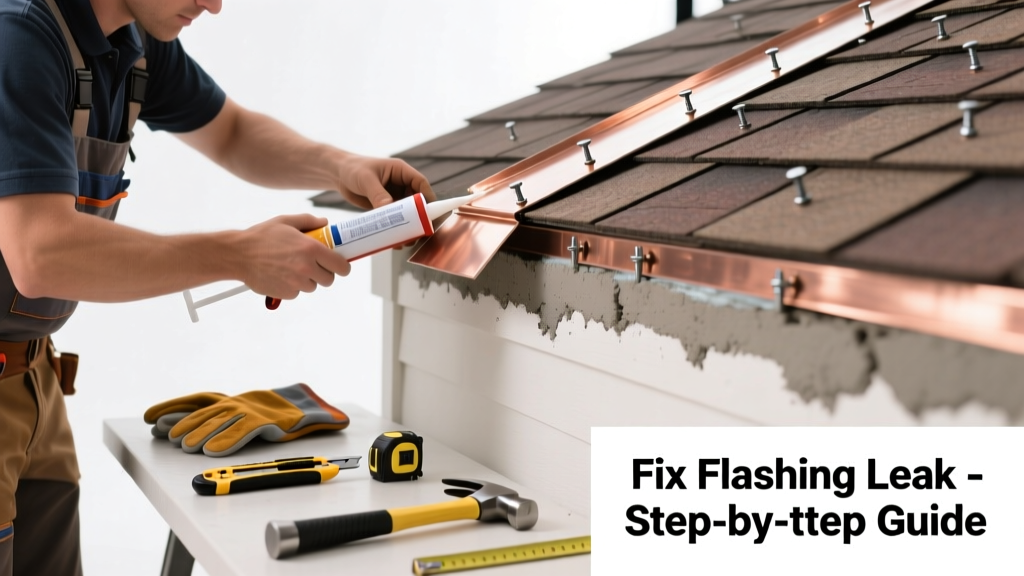 How to Fix Flashing Leaking on Roofs and Walls
