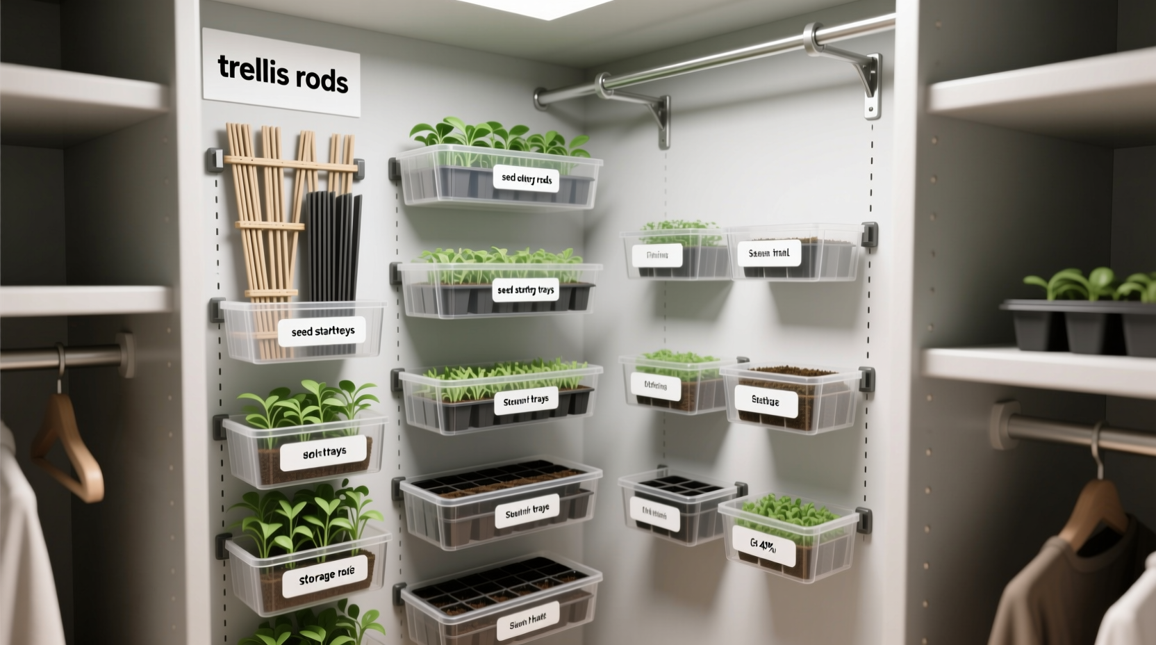 closet organization tips for garden supplies