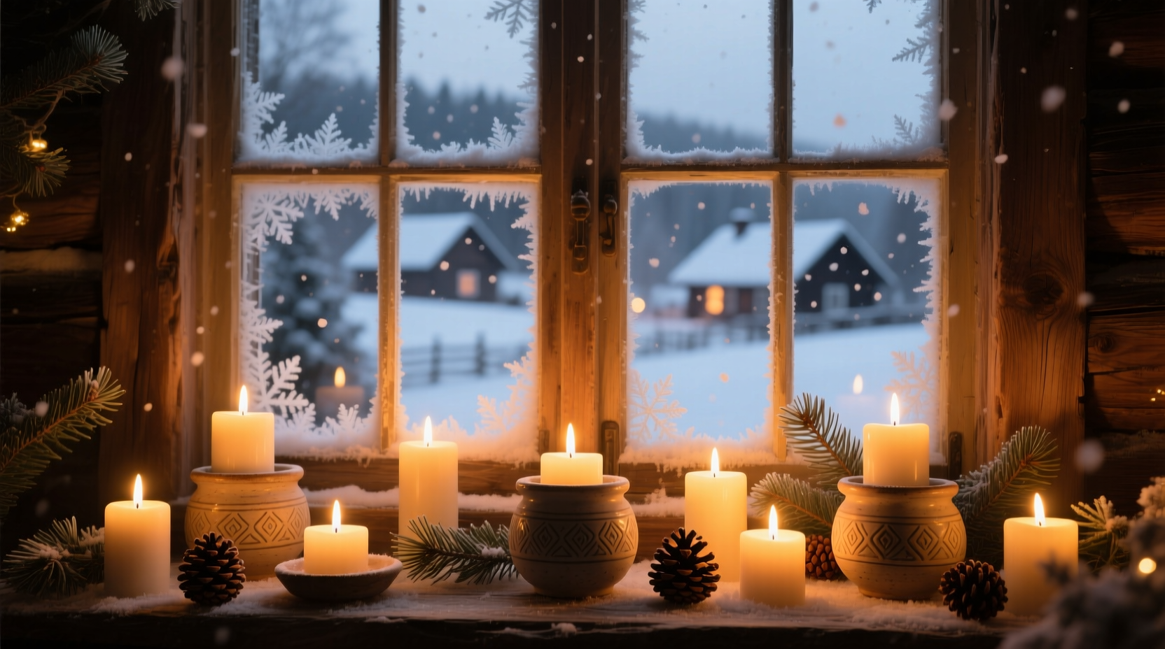 do flameless candles in windows really enhance christmas lighting setups