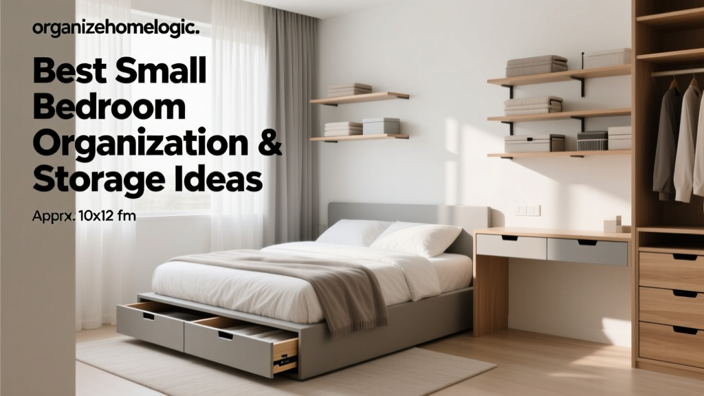 Best Small Bedroom Organization & Storage Ideas