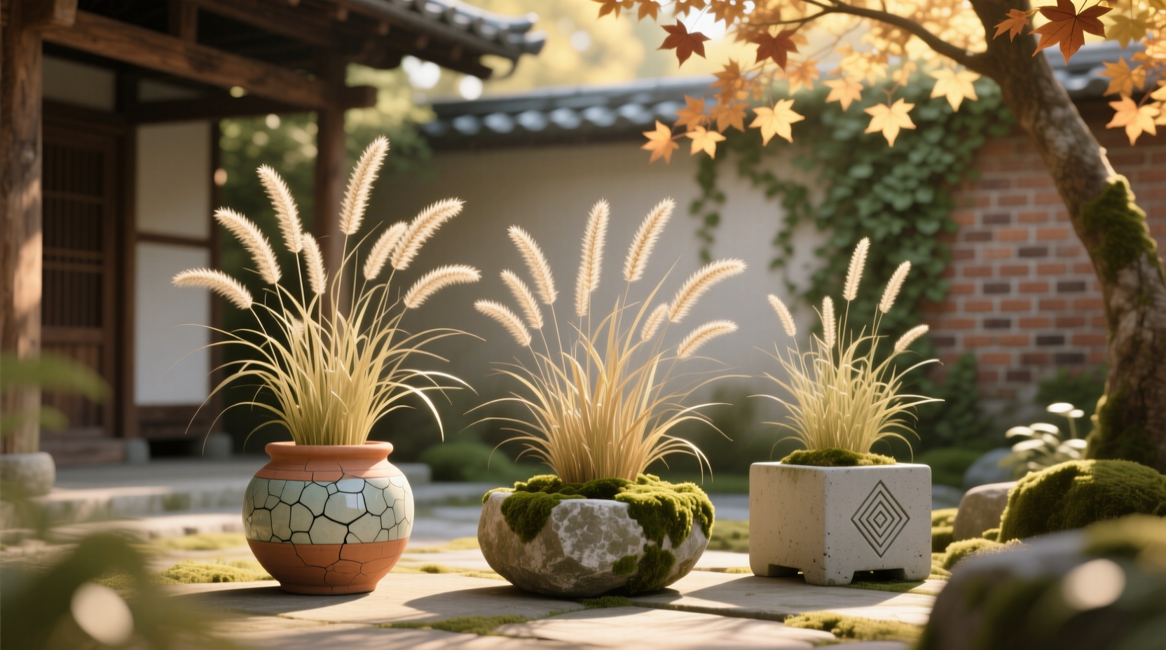 ornamental grasses pots and containers